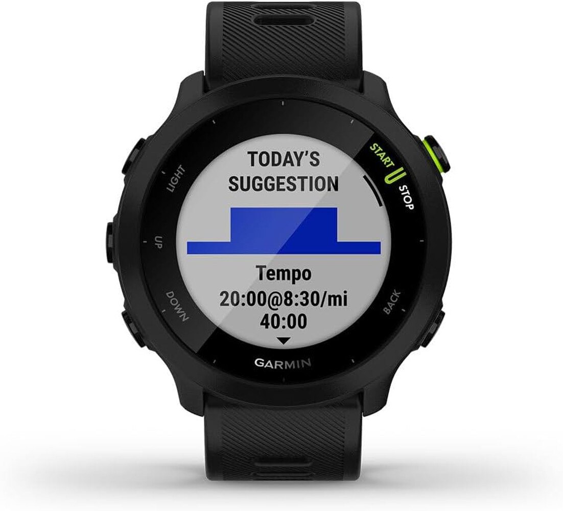 Garmin Forerunner 55 GPS Running Smartwatch Black (010-02562-00) | New 7