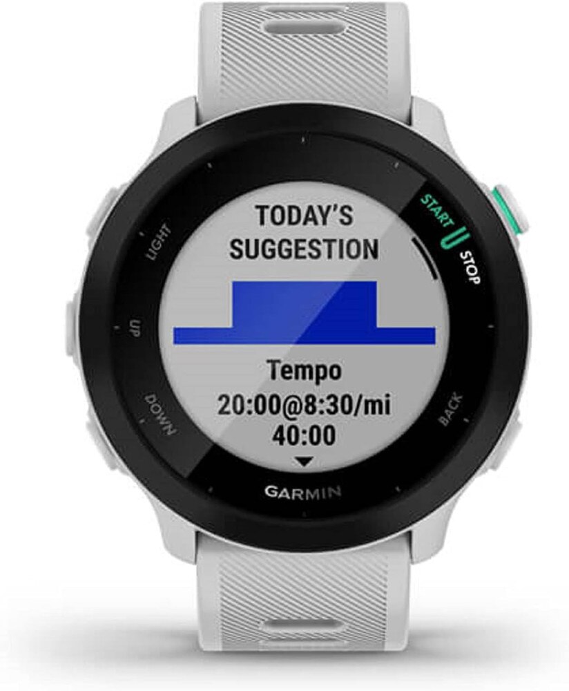Garmin Forerunner 55 GPS Running Smartwatch White (010-02562-11) | Like New 3