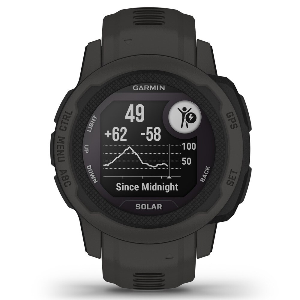 Garmin Instinct 2S Solar GPS Smartwatch Graphite (010-02564-00, 010-02564-10) New 8