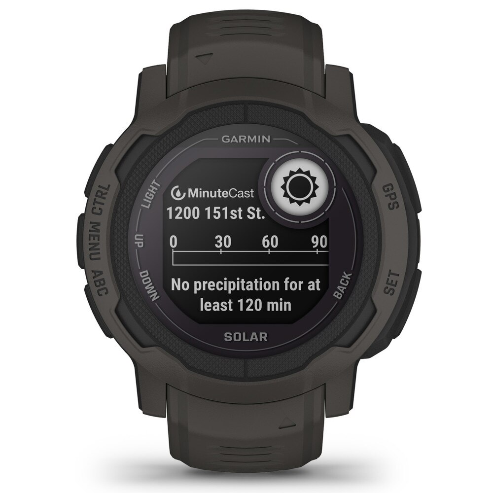 Garmin Instinct 2 Solar GPS Smartwatch Graphite (010-02627-00, 010-02627-10) New 6