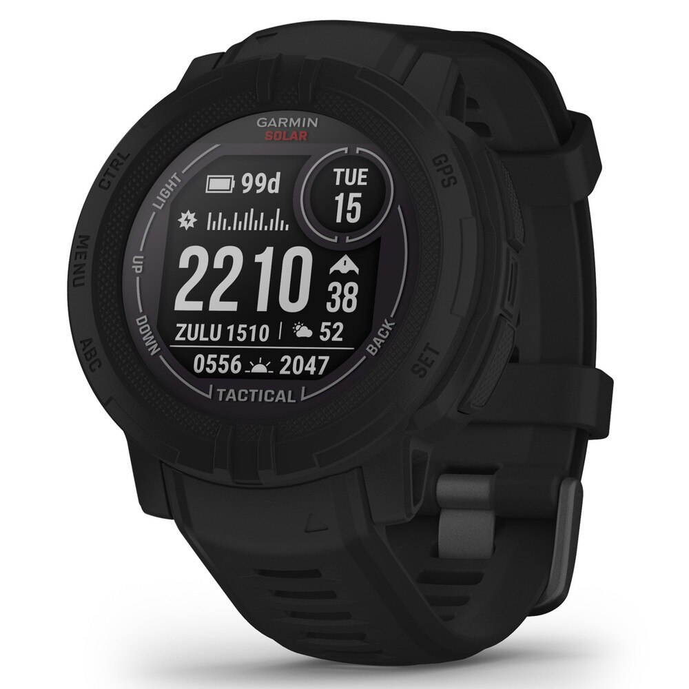 Garmin Instinct 2 Solar Tactical Edition GPS Smartwatch Black (010-02627-03, 010-02627-13) New 1