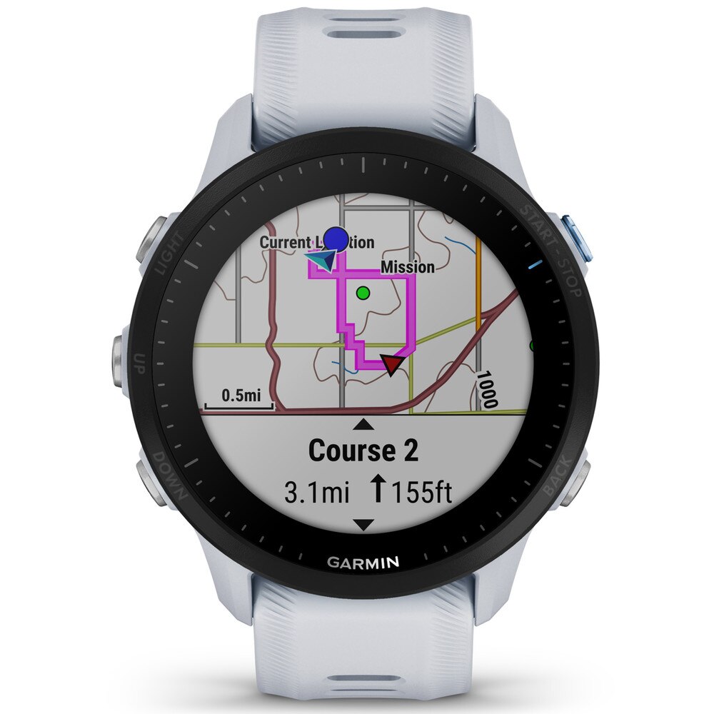Garmin Forerunner 955 GPS Running Smartwatch Whitestone (010-02638-31, 010-02638-11) New 4