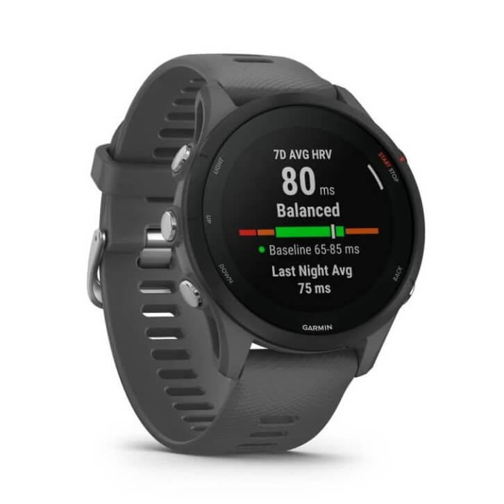 Garmin Forerunner 255 GPS Running Smartwatch Slate Gray (010-02641