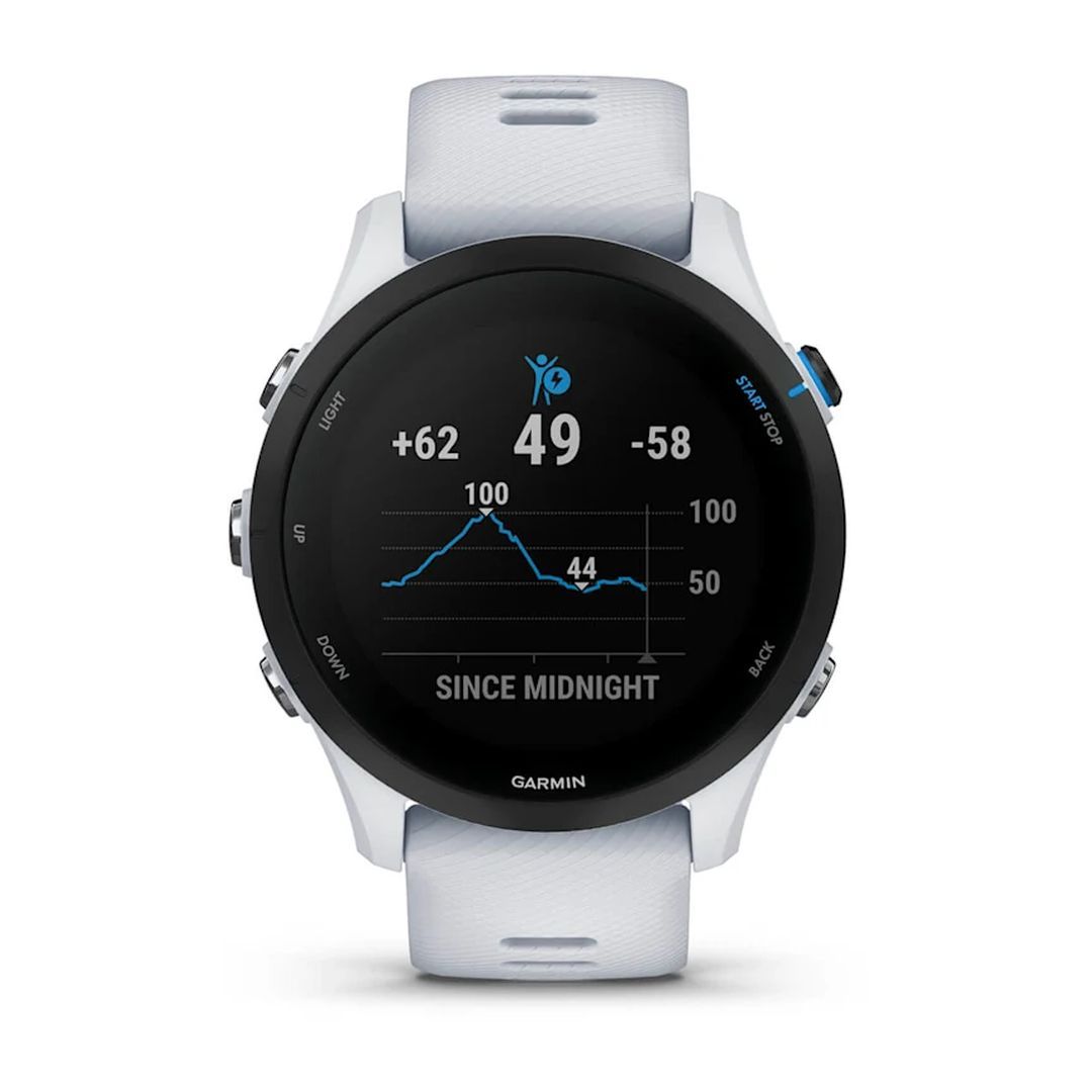 Garmin Forerunner 255 Music Smartwatch Whitestone (010-02641-31