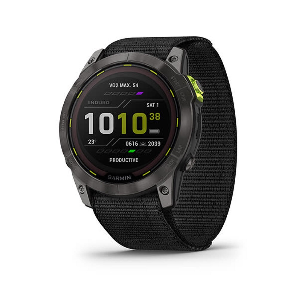 Garmin Enduro 2 Multisport Watch Black Silicone Strap (010-02754-01) New 1