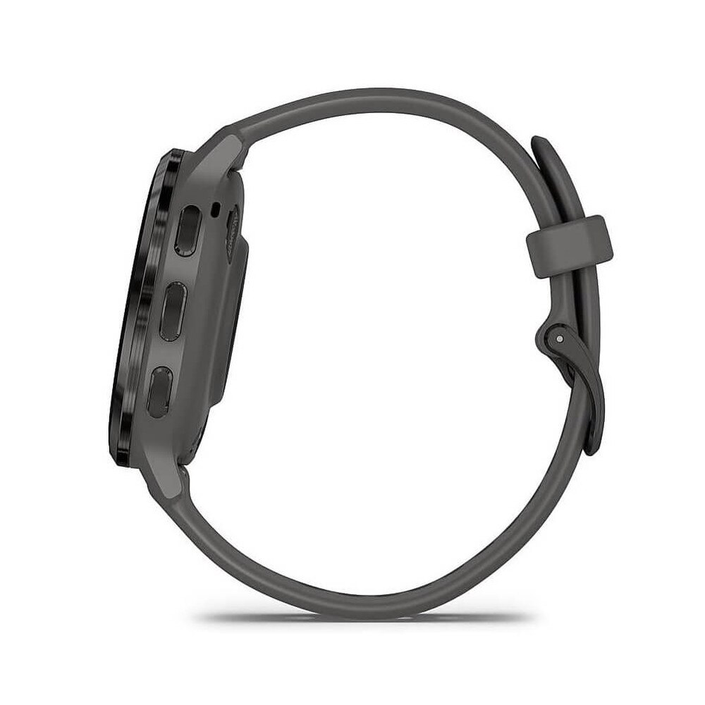 Garmin Venu 3S Slate Stainless Steel Bezel with Pebble Gray Case and Silicone Band (010-02785-00) New 6