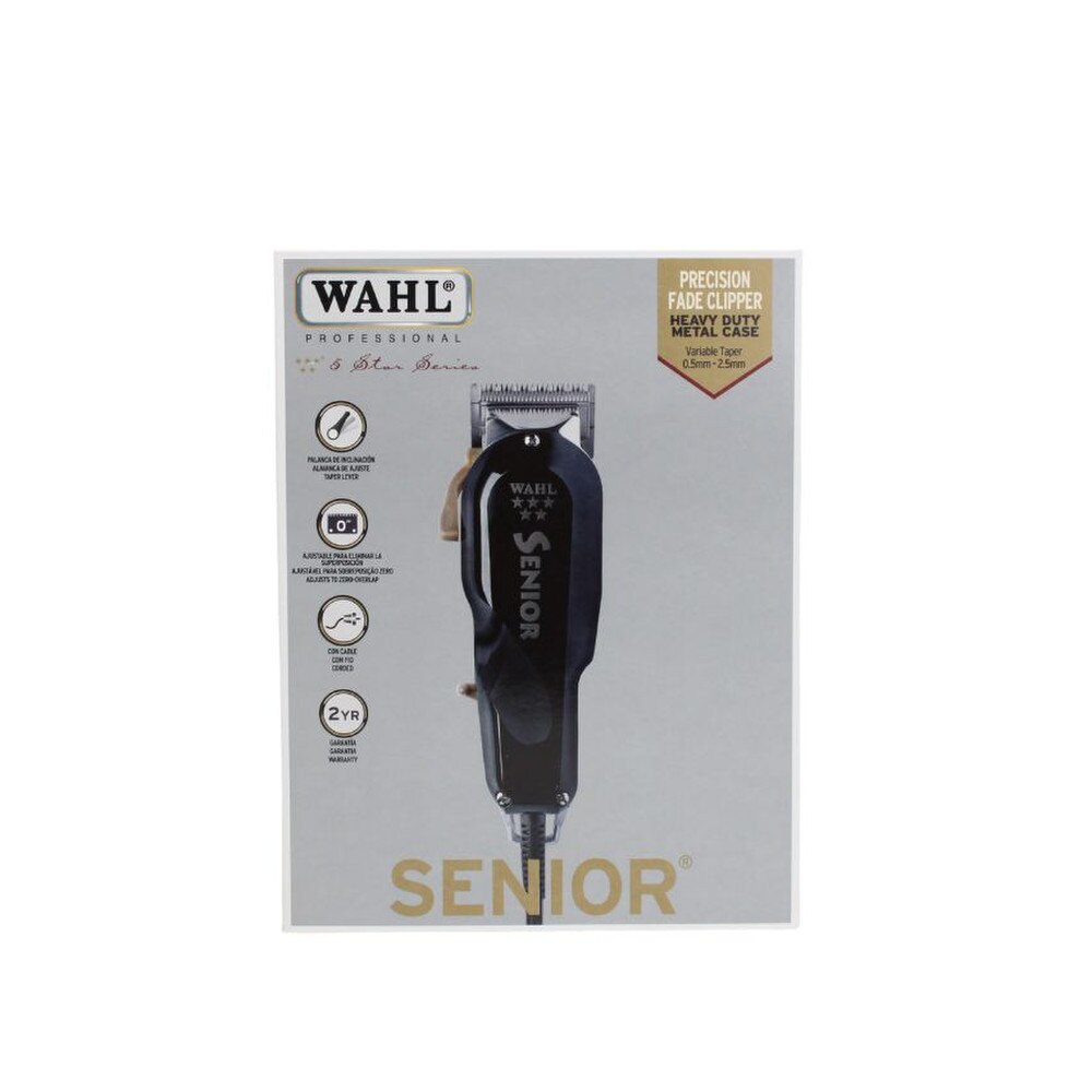Wahl Professional 5-Star Senior Corded On-Scalp Clipper (08545-608) New 6