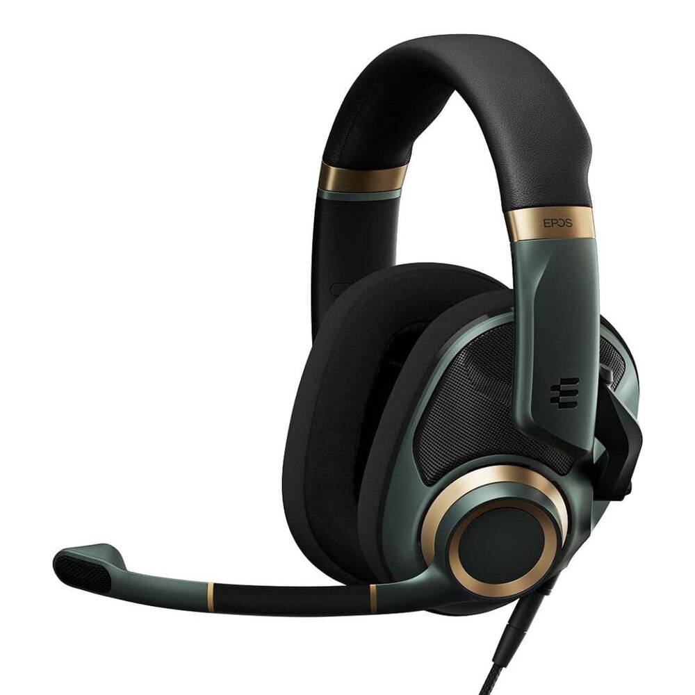 EPOS H6Pro - Open Acoustic Gaming Headset with Mic - Green (1000970) | New 1