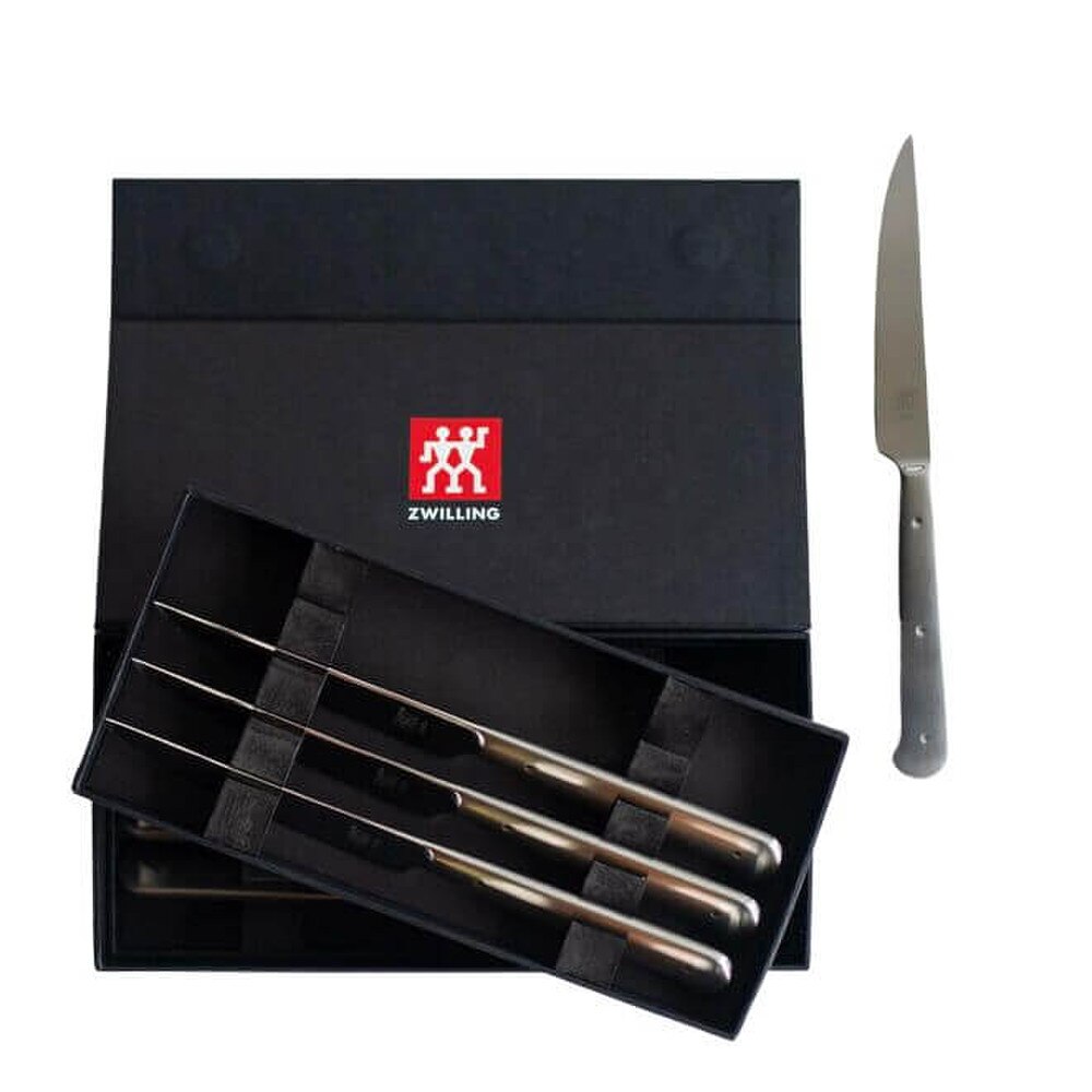 Zwilling Porterhouse 8 Piece Stainless Steel Steak Knife Set (1019399) New 5