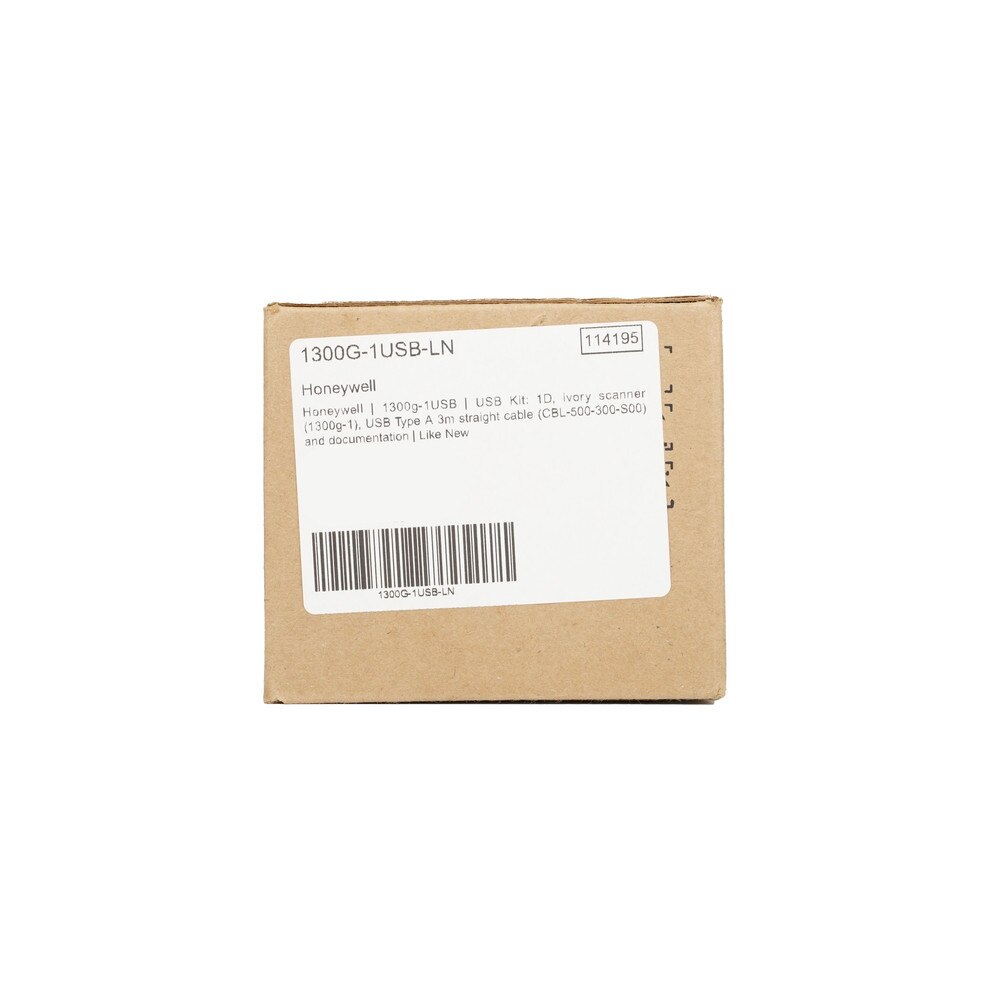 Honeywell Hyperion 1300g 1D Barcode Scanner with USB Cable Kit - Ivory (1300G-1USB) Like New 4