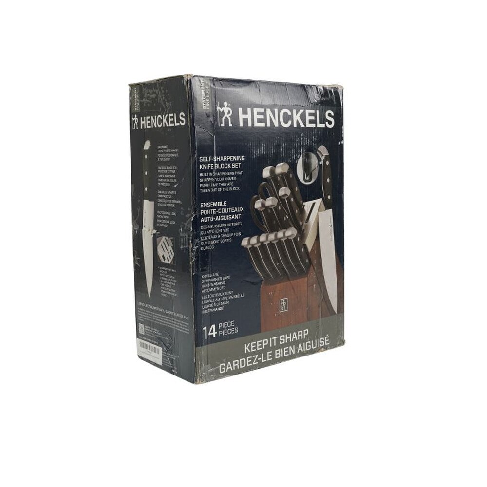 Zwilling Henckels Statement Self-Sharpening Stainless Steel Knife Block Set (13553-014) Like New 5