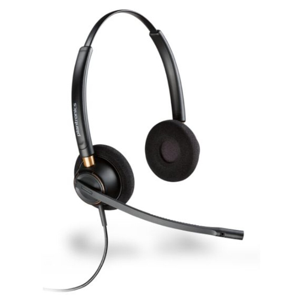 Plantronics Poly EncorePro HW520 Binaural Digital Headset (203192-01) Like New