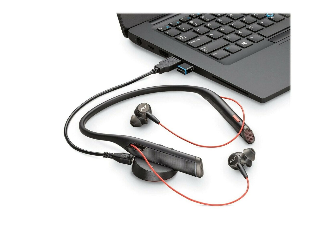 Plantronics Voyager 6200 B6200 UC USB-A Bluetooth Wireless Headset (208748-101) Like New 2