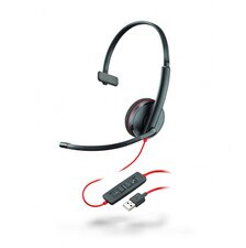 Plantronics Poly Blackwire 3210 USB-A Headset (209744-201) Recertified 1