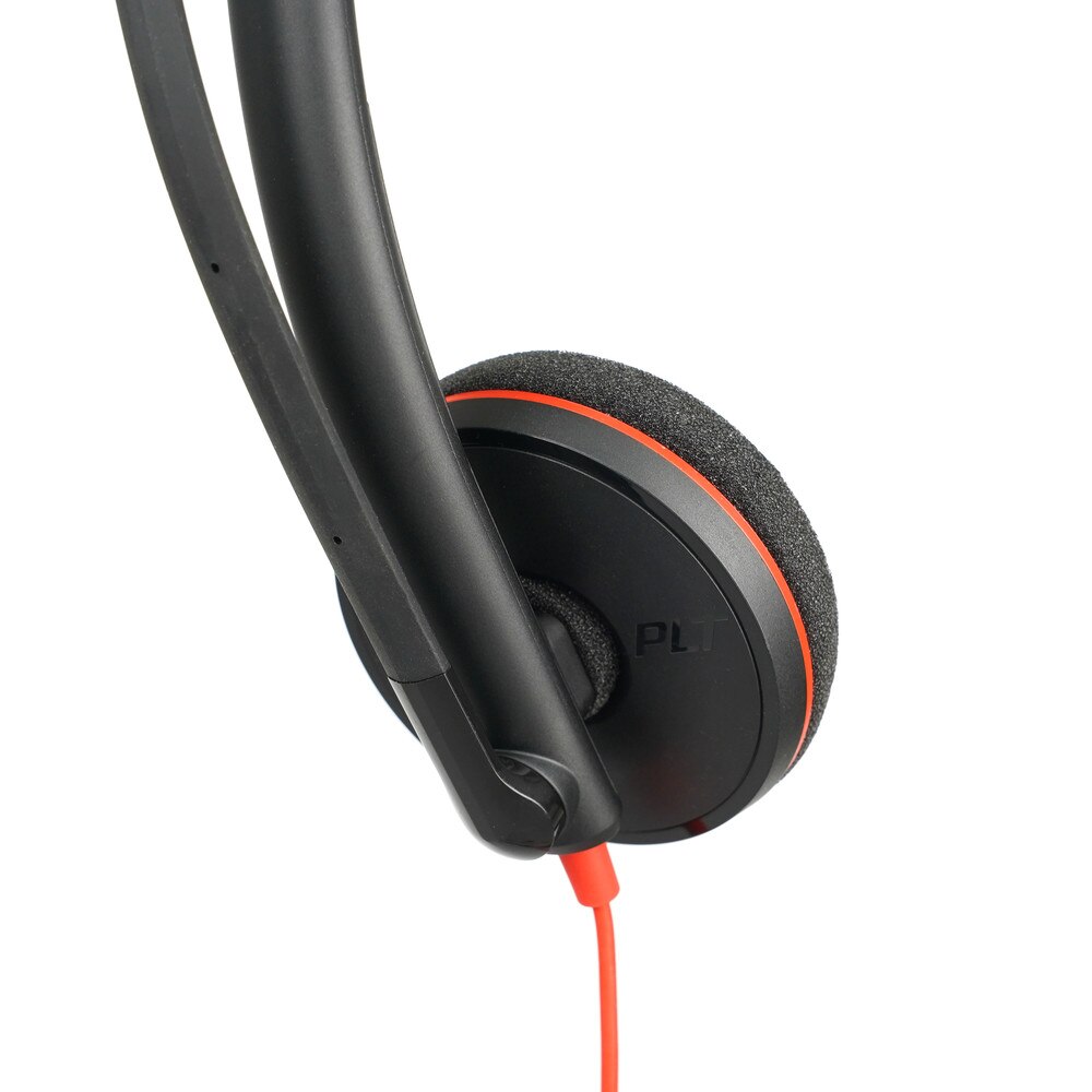 Plantronics Poly Blackwire 3210 USB-A Headset (209744-201) Recertified 3