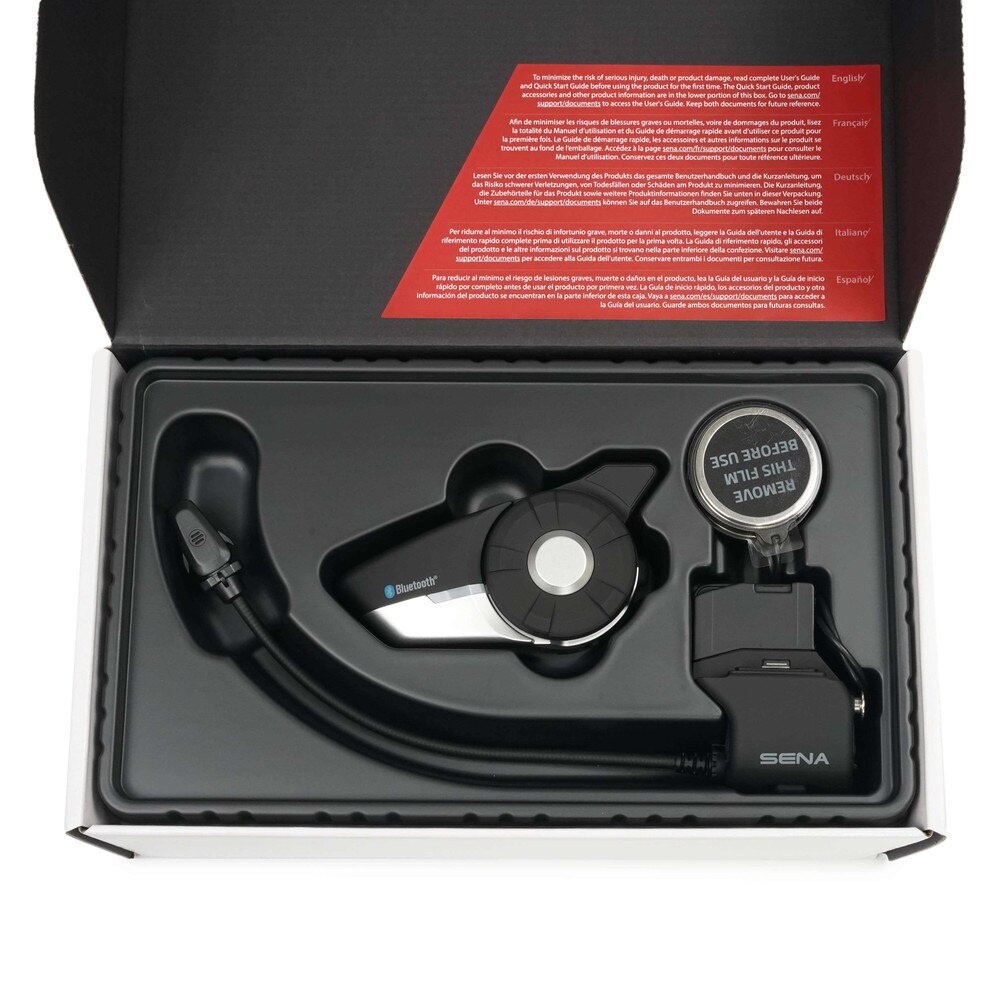 Sena 20S EVO Motorcycle Bluetooth Communication System - 20S-EVO-01 New Open Box 6