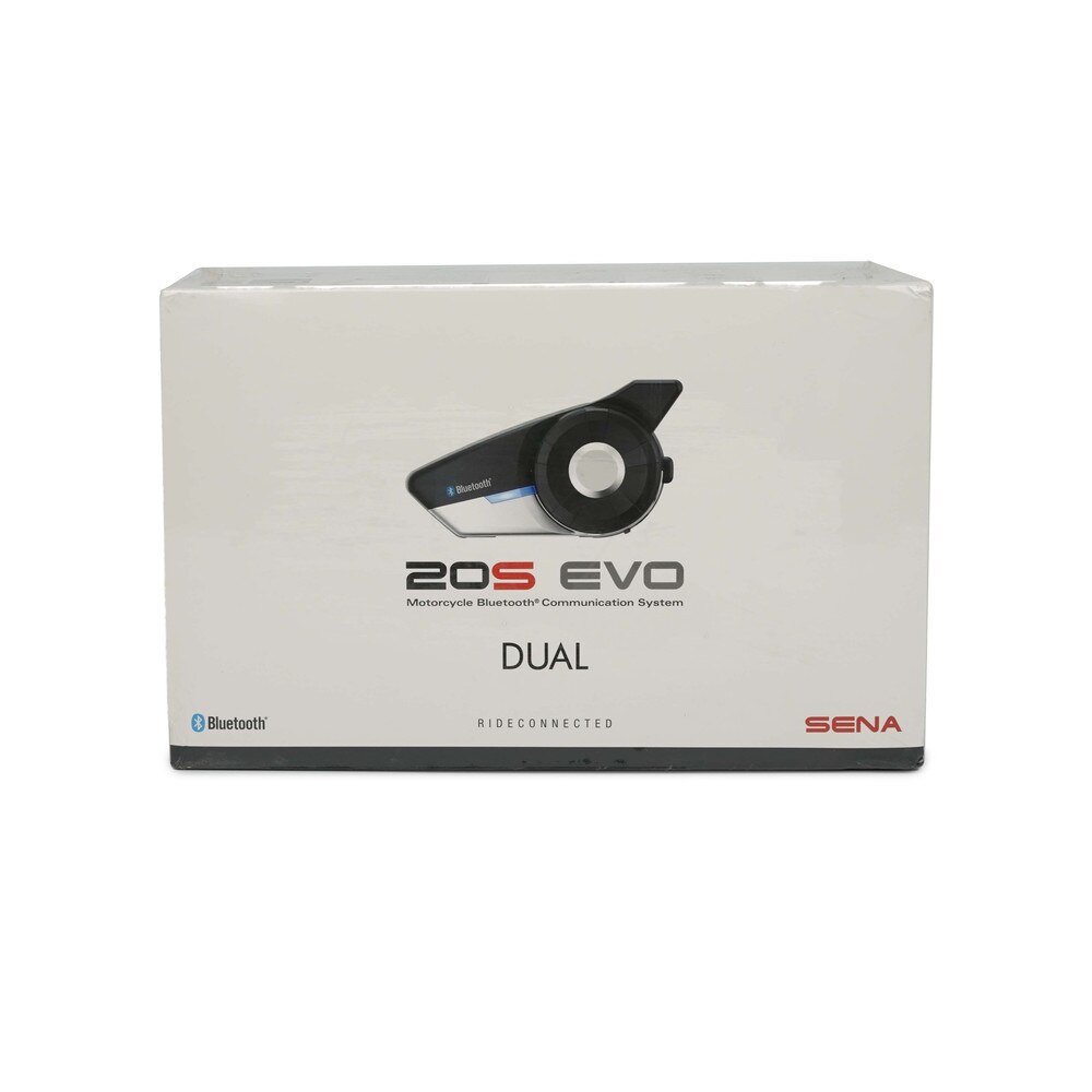 Sena | 20S-EVO-01D | Motorcycle Bluetooth Headset System Dual Pack Earbuds New 6