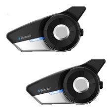 Sena 20S EVO Motorcycle Bluetooth Communication System & HD Speakers - Dual Pack (20S-EVO-11D) New 1