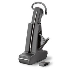 Plantronics Savi 8245 UC Wireless DECT Headset (Unlimited Talk Time) (211203-01) Like New 1