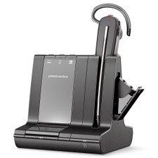 Plantronics Savi 8245 Office Wireless Headset (Unlimited Talk Time) (211837-01) Like New 1