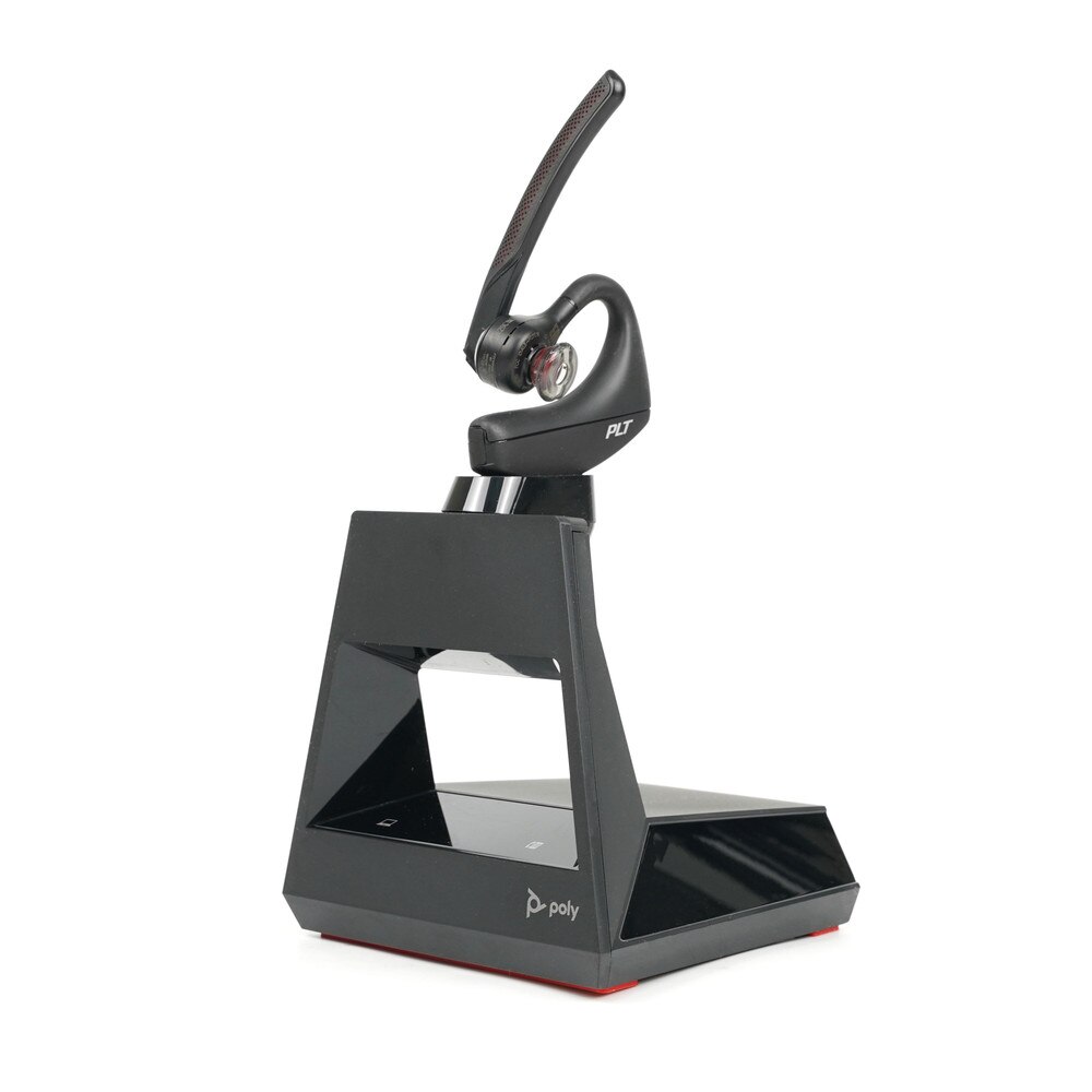 Plantronics Voyager 5200 Office 2 Way Base USB-A Wireless Headset (212732-01) Like New 1