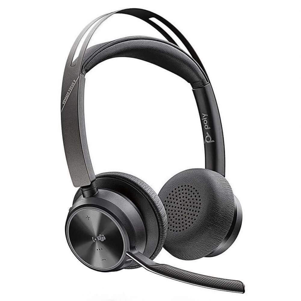Plantronics Voyager Focus 2 UC USB-A Headset with Charging Stand (213727-01) New 1