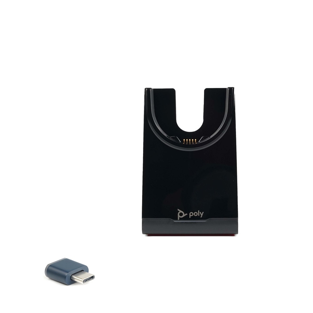 Plantronics Voyager 4320-M Dual USB-C Bluetooth Headset for MS Teams with Charge Stand (218479-02) New 5