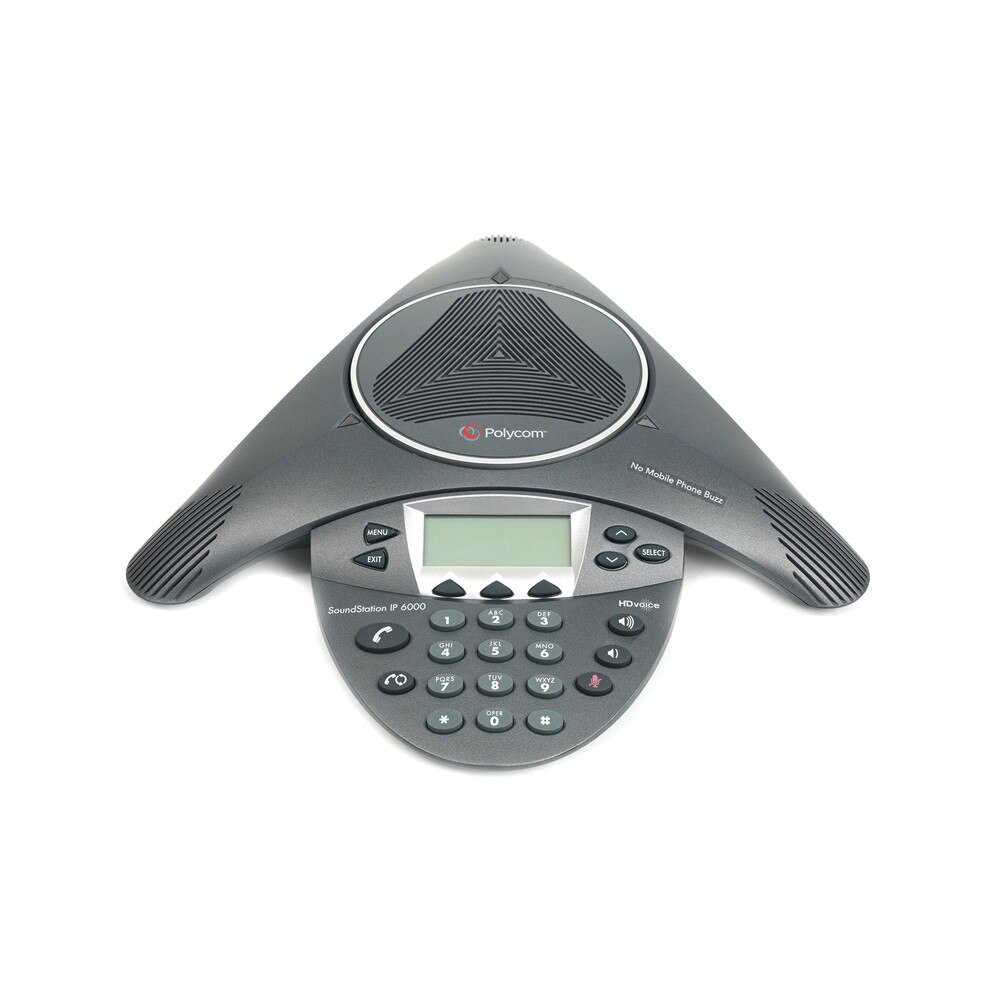 Polycom SoundStation IP 6000 includes Power Supply (2200-15660-001) Like New
