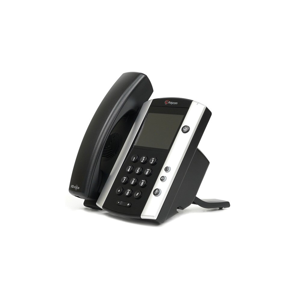 Polycom VVX 500 Gigabit IP Speakerphone - Microsoft Lync Skype (2200-44500-018) Recertified