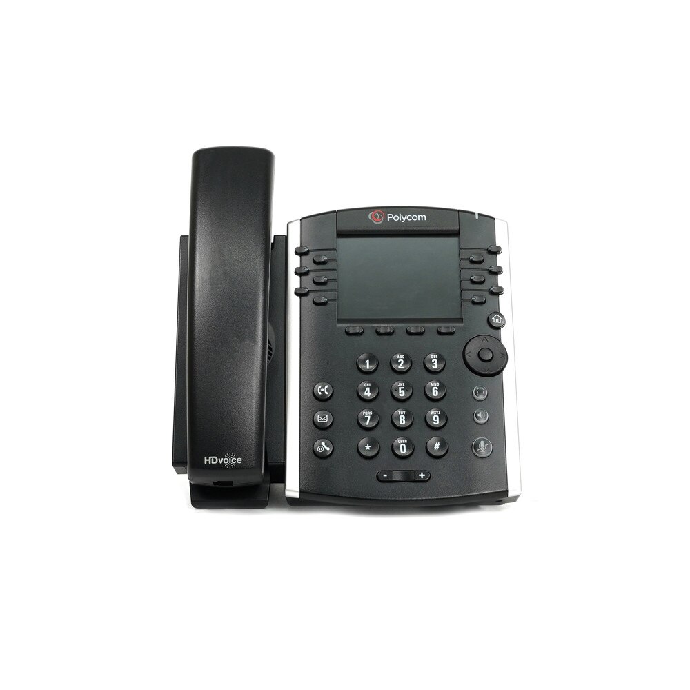 Polycom 2200-46162-025 | VVX 410 12-Line Business Media Desktop VoIP Phone Like New