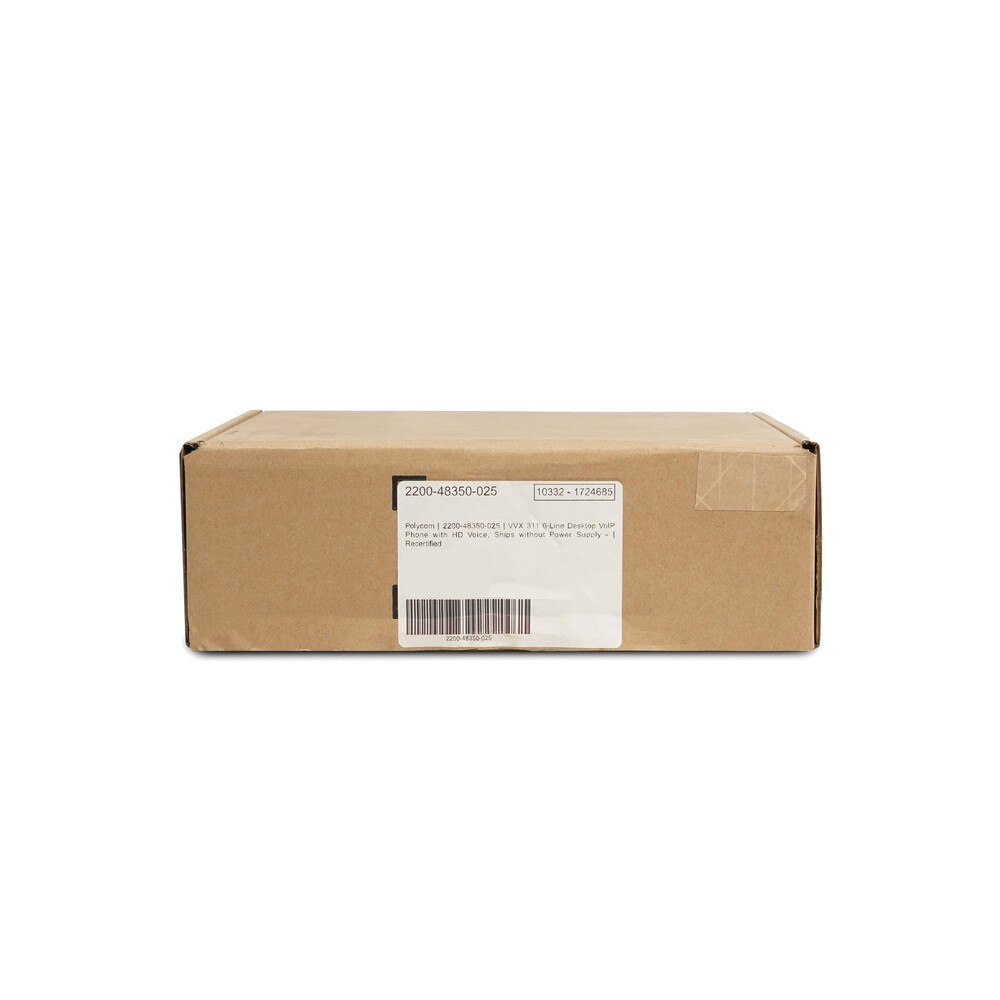 Polycom VVX 311 Gigabit IP Phone (2200-48350-025) Recertified 6
