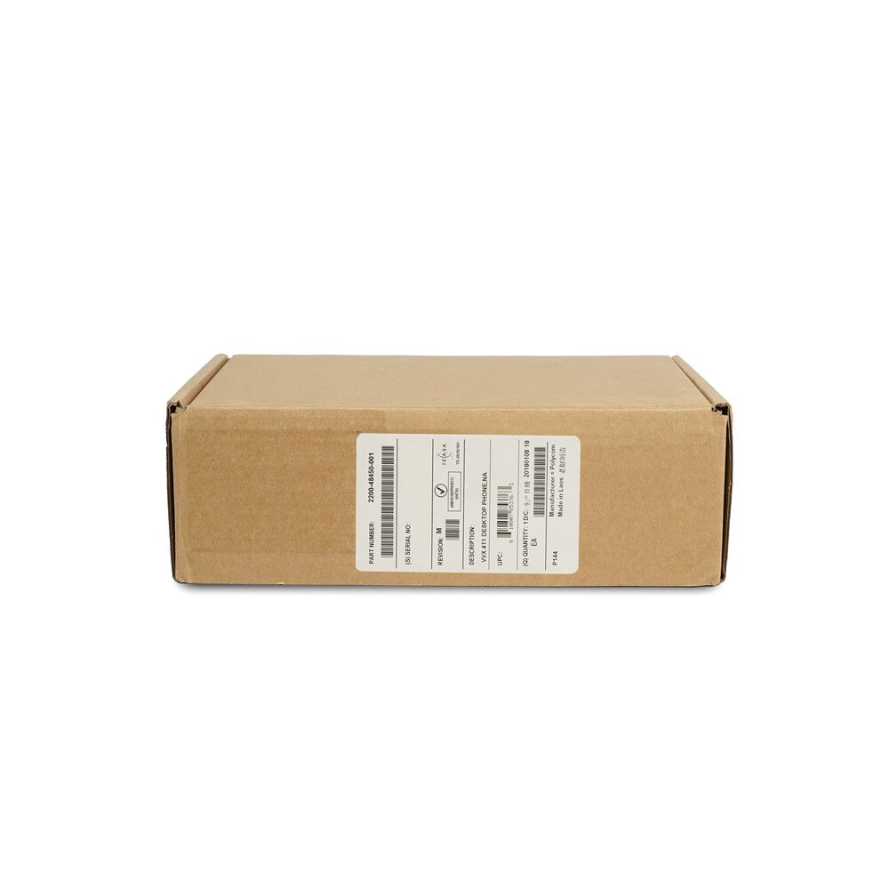 Polycom VVX 411 IP Phone with Power Supply (2200-48450-001) New 7