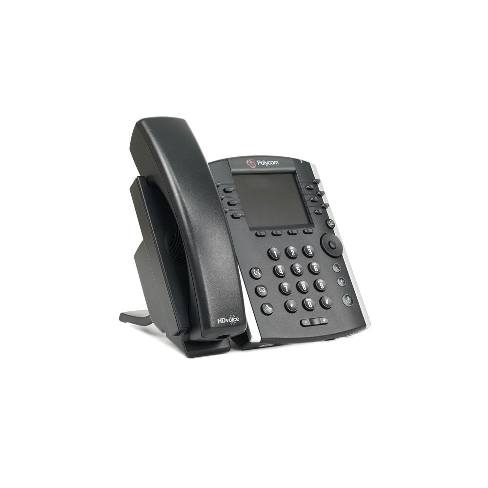 Polycom VVX 411 IP Phone (2200-48450-025) Like New 3