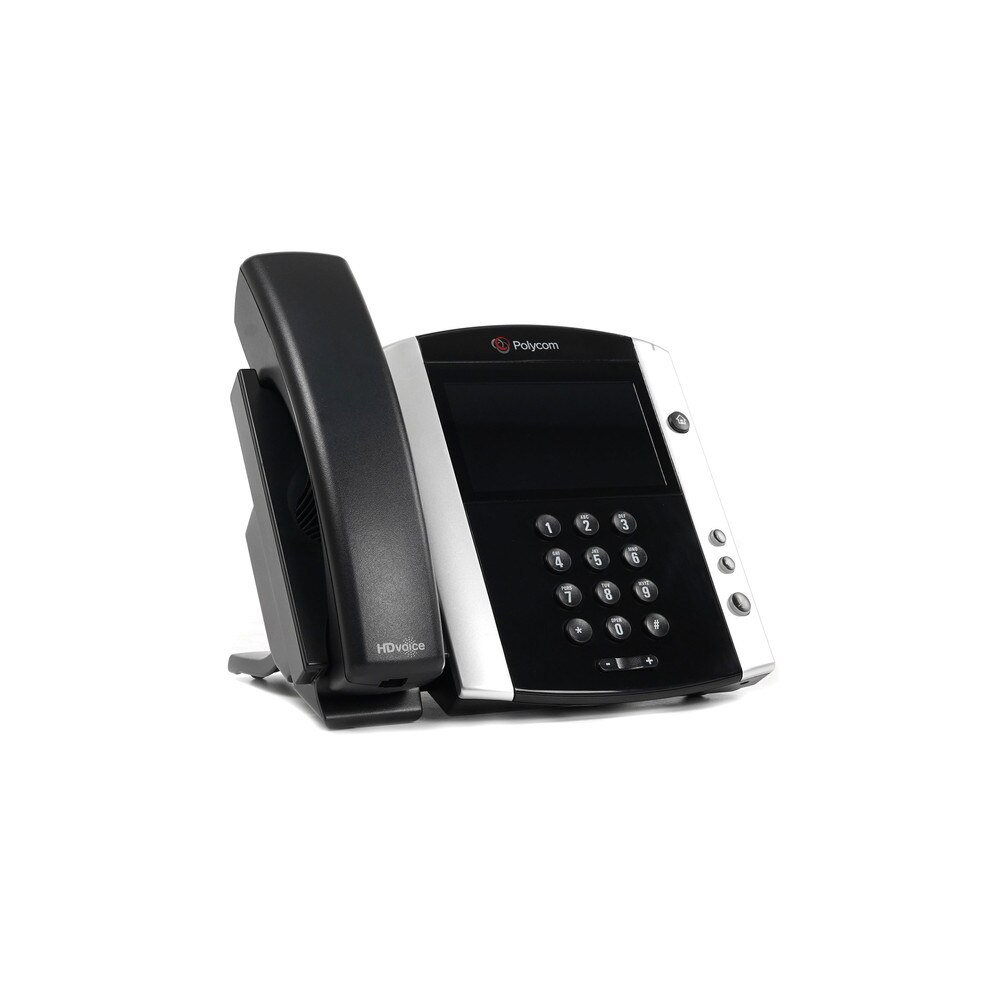 Polycom 2200-48600-019 | VVX 601 Microsoft Skype For Business 16-Line Desktop VoIP Phone - Like New