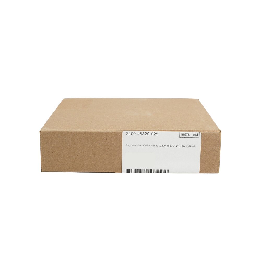 Polycom VVX 250 Gigabit IP Phone (2200-48820-025) Recertified 6