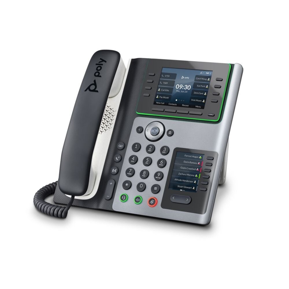 Poly Edge E450 IP Phone NA w/PSU (2200-87030-001) | New 1
