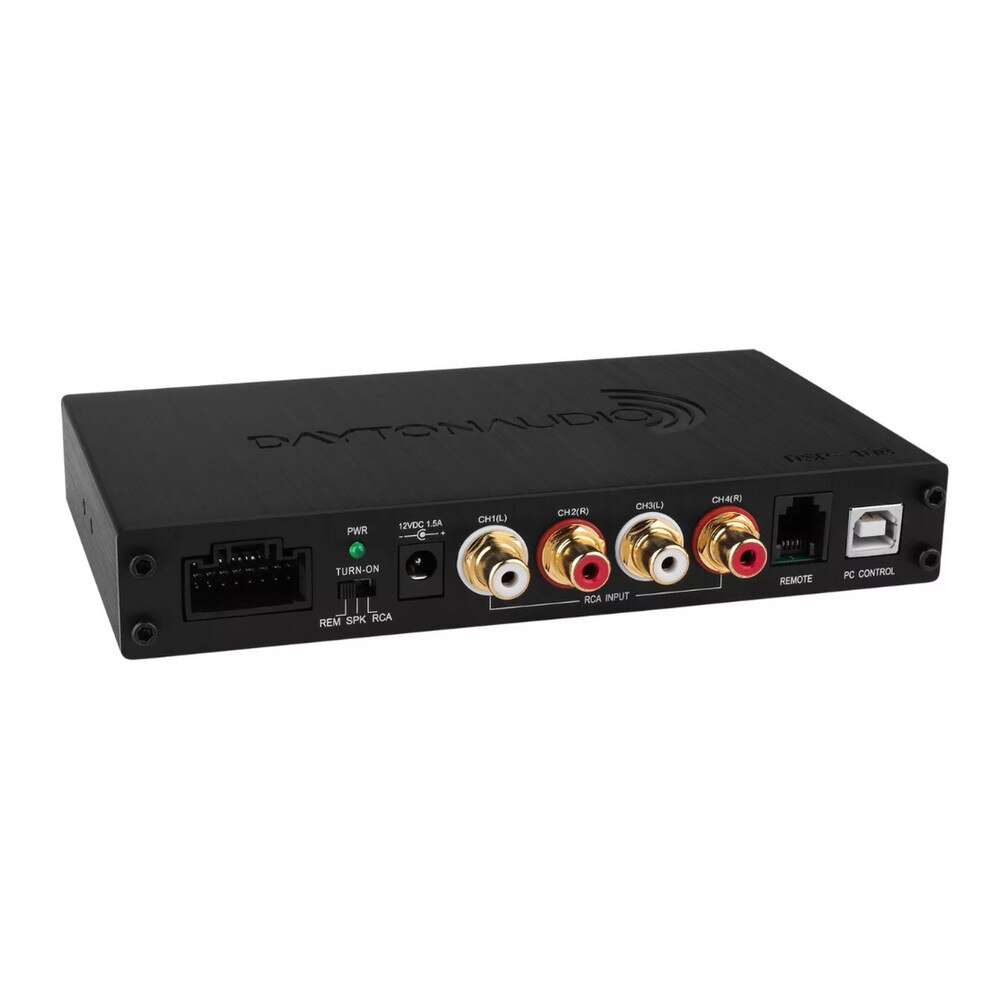 Dayton Audio DSP-408 4x8 DSP Digital Signal Processor for Home and Car Audio (230-500) | New 2