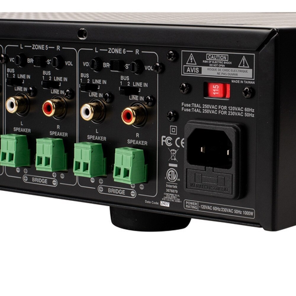 Dayton Audio MA1240a Multi-Zone 12 Channel Amplifier 40WPC (300-815) New 5