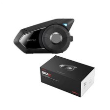 Sena 30K Motorcycle Bluetooth Communication System model 30K-03 featuring Mesh Intercom Technology and HD Speakers for clear audio experience.
