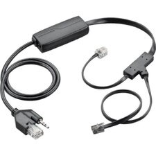 A Plantronics APV-66 EHS adapter for Avaya phones on a white background