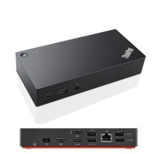 Lenovo 40AS0090US ThinkPad USB-C Docking Station Gen 2 Like New 1