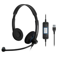 Sennheiser SC 60 USB CTRL Headset (504549) Like New 1