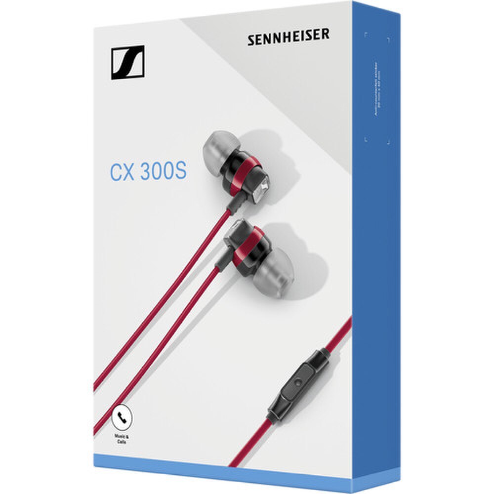 Sennheiser CX 300S Wired Earphones Red (508595) New 4