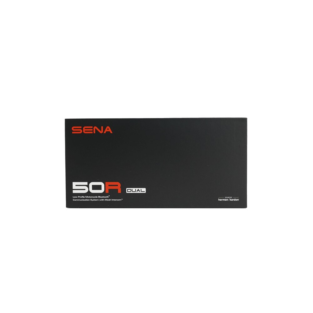 Sena | 50R-02D | 50R Low Profile Motorcycle Communication System with SOUND BY Harman Kardon Dual Pack New 6