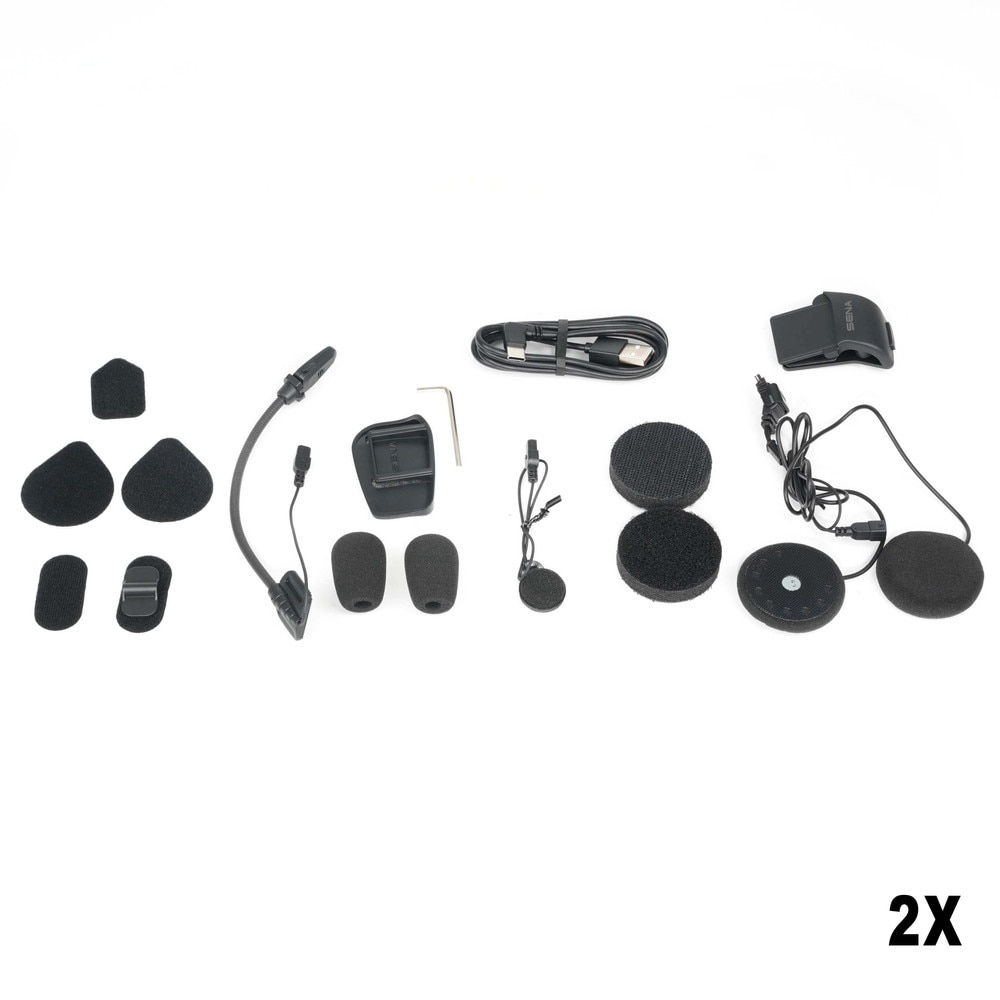 Sena |5S-02D Motorcycle Bluetooth Communication System Dual Pack New 5