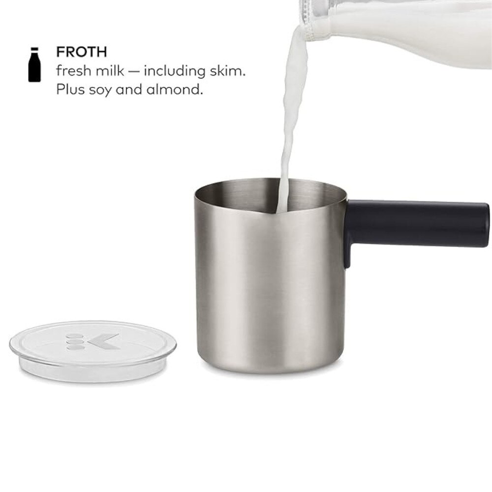 Keurig K-Café Milk Frother Black Cup Replacement | Hot & Cold Frothing, Works Non-Dairy Milk 4