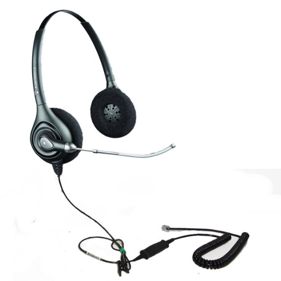 Plantronics HW261 SupraPlus Binaural Wideband Headset (64337