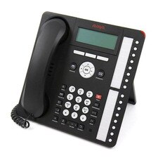 Avaya 1616 IP Phone (700450190) with 16 programmable line and feature appearance buttons, backlit display, and dual Ethernet ports