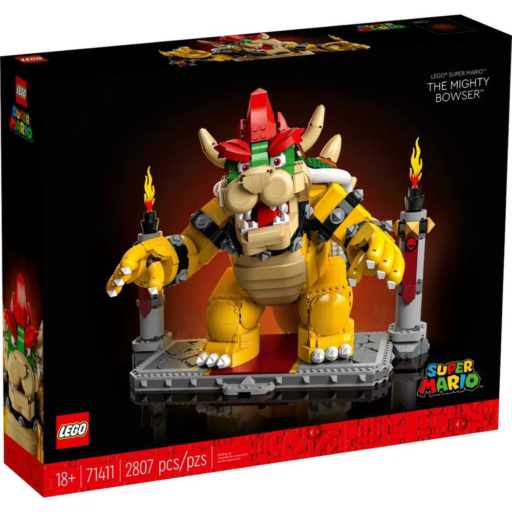 LEGO Super Mario The Mighty Bowser Collectible Figure (71411) New 7