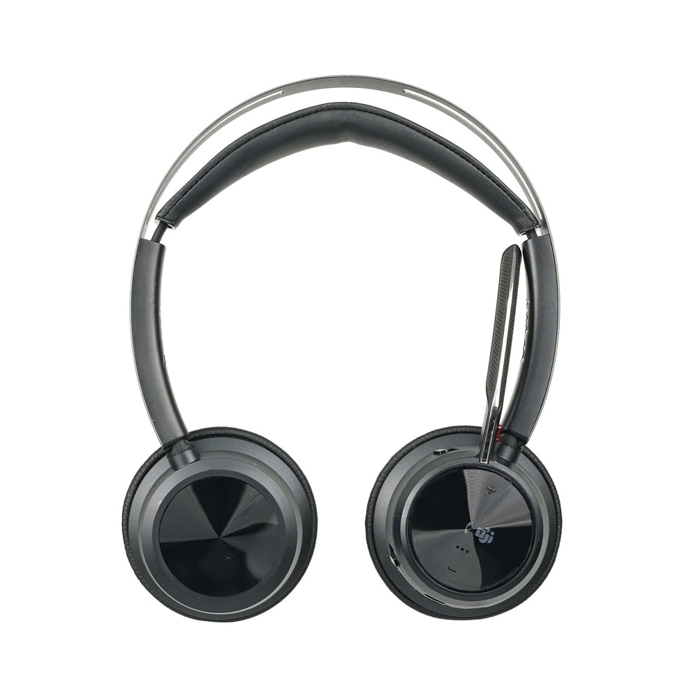 HP Poly Voyager Focus 2 Microsoft Teams Certified USB-A Headset with Charging Stand (77Y87AA, 213727-02) New 1